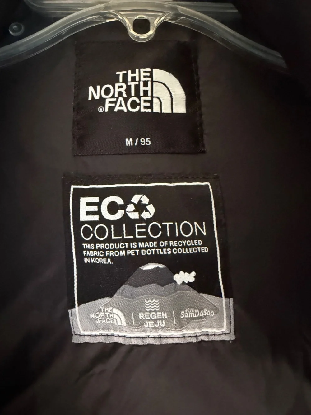 Northface Black Eco Collection Black Puffer Jacket